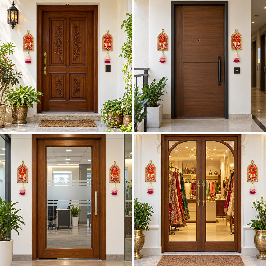 Mangalam Shubh Labh Door Hangings – Set of 2