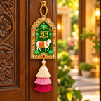 Mangalkarak Shubh Labh Door Hangings – Set of 2