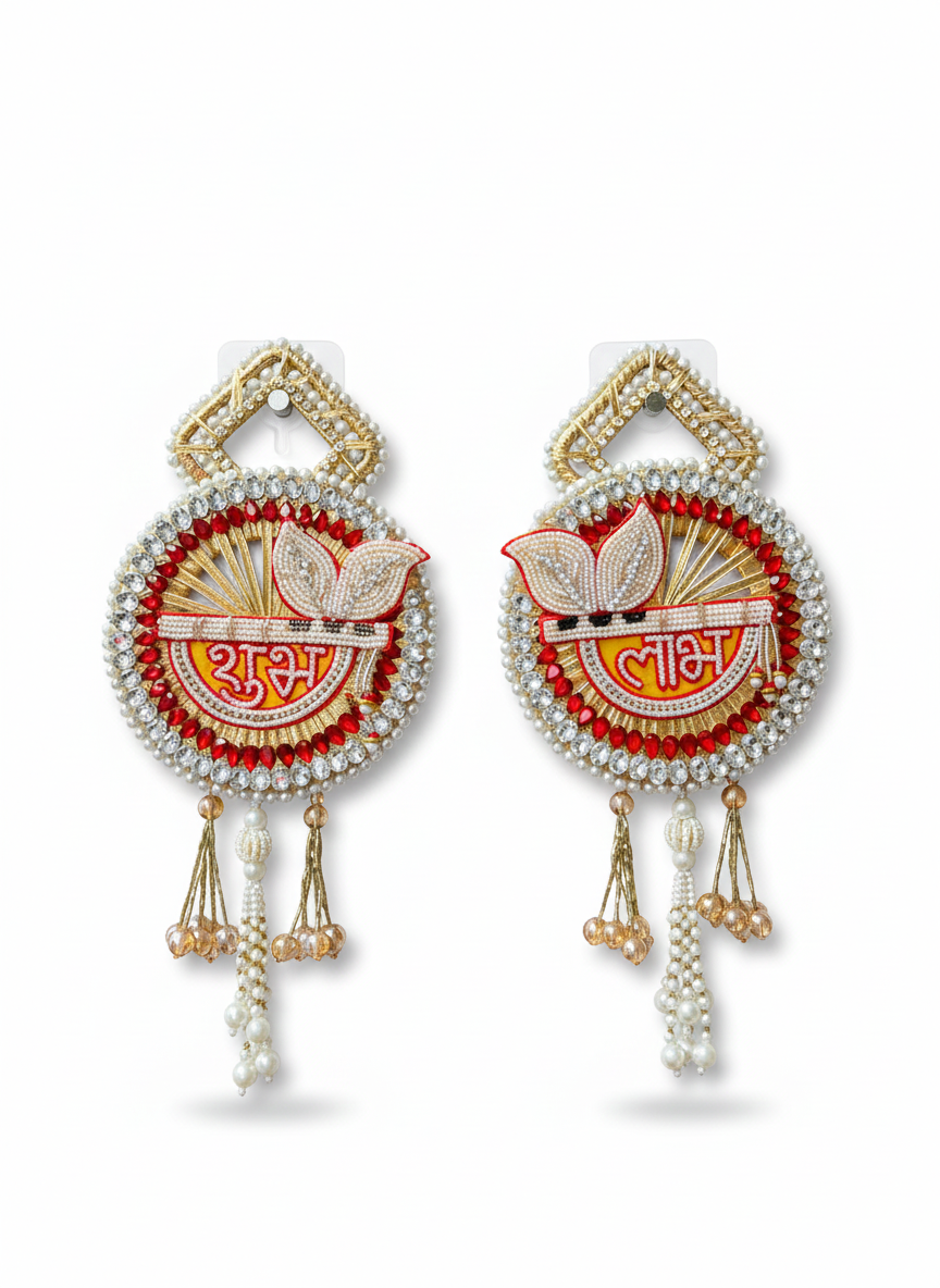 Shubh Labh Hanging Latkan (Set of 2)
