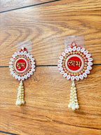 Shubh Labh Hanging Latkan With Cowrie (Set of 2)