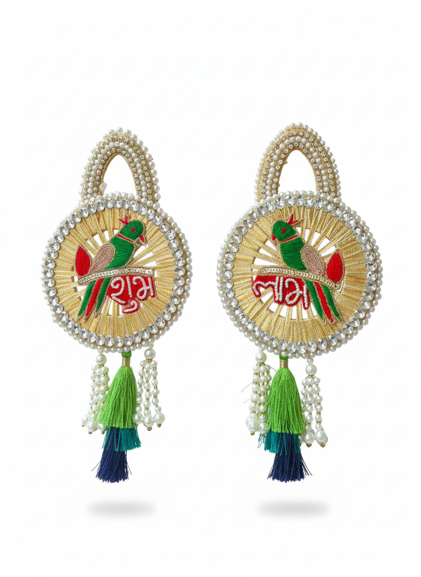 Subh Labh Door Hanging Latkan (Set of 2)