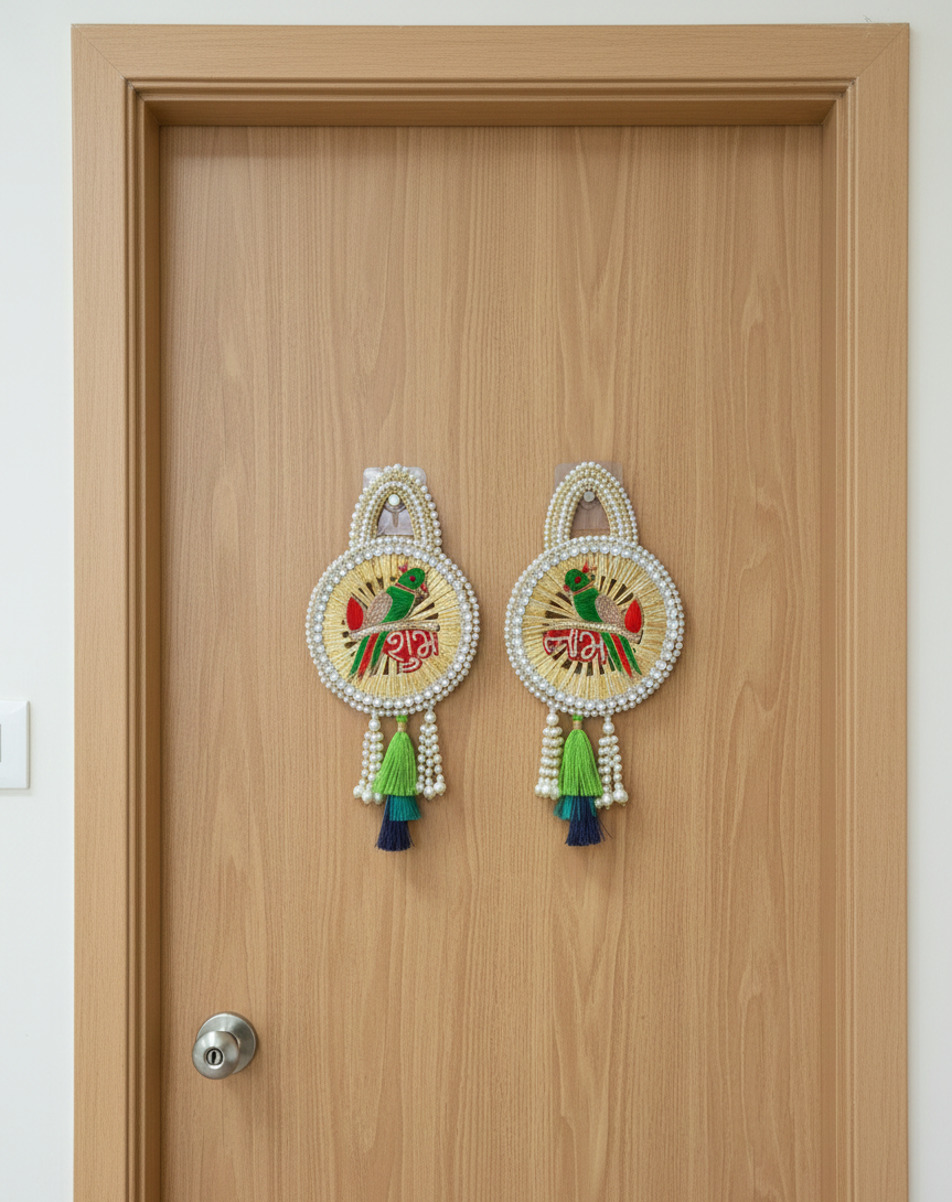Subh Labh Door Hanging Latkan (Set of 2)
