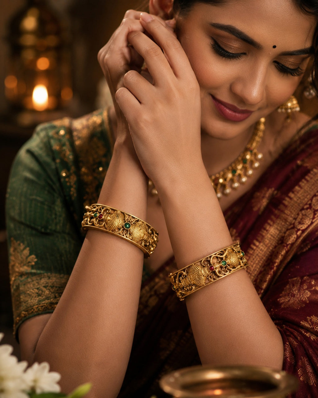 Kanchanmala Bangles (Set of 2)
