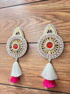 Shubh Labh Hanging Latkan | Circular (Set of 2)