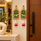 Mangalkarak Shubh Labh Door Hangings – Set of 2