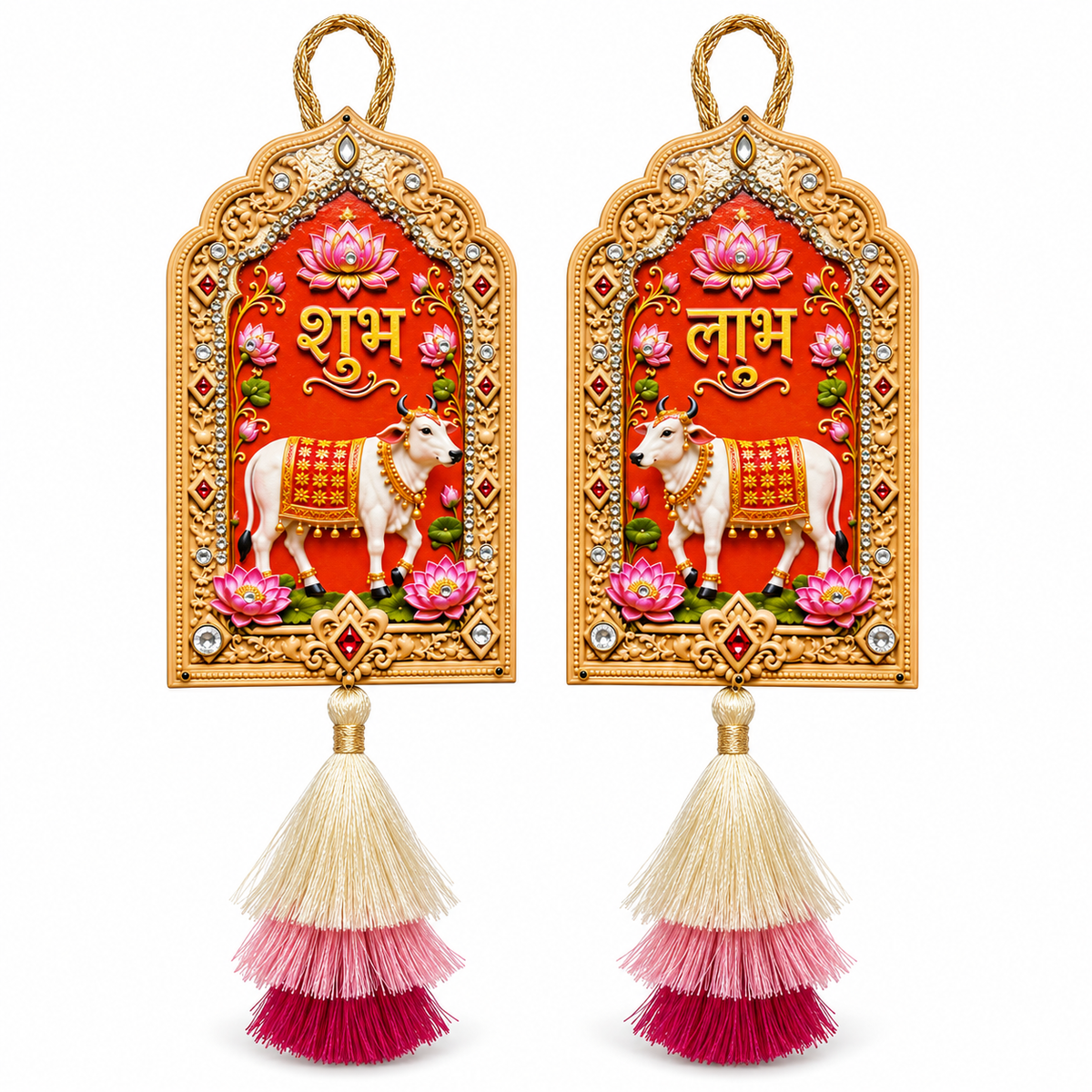 Mangalam Shubh Labh Door Hangings – Set of 2
