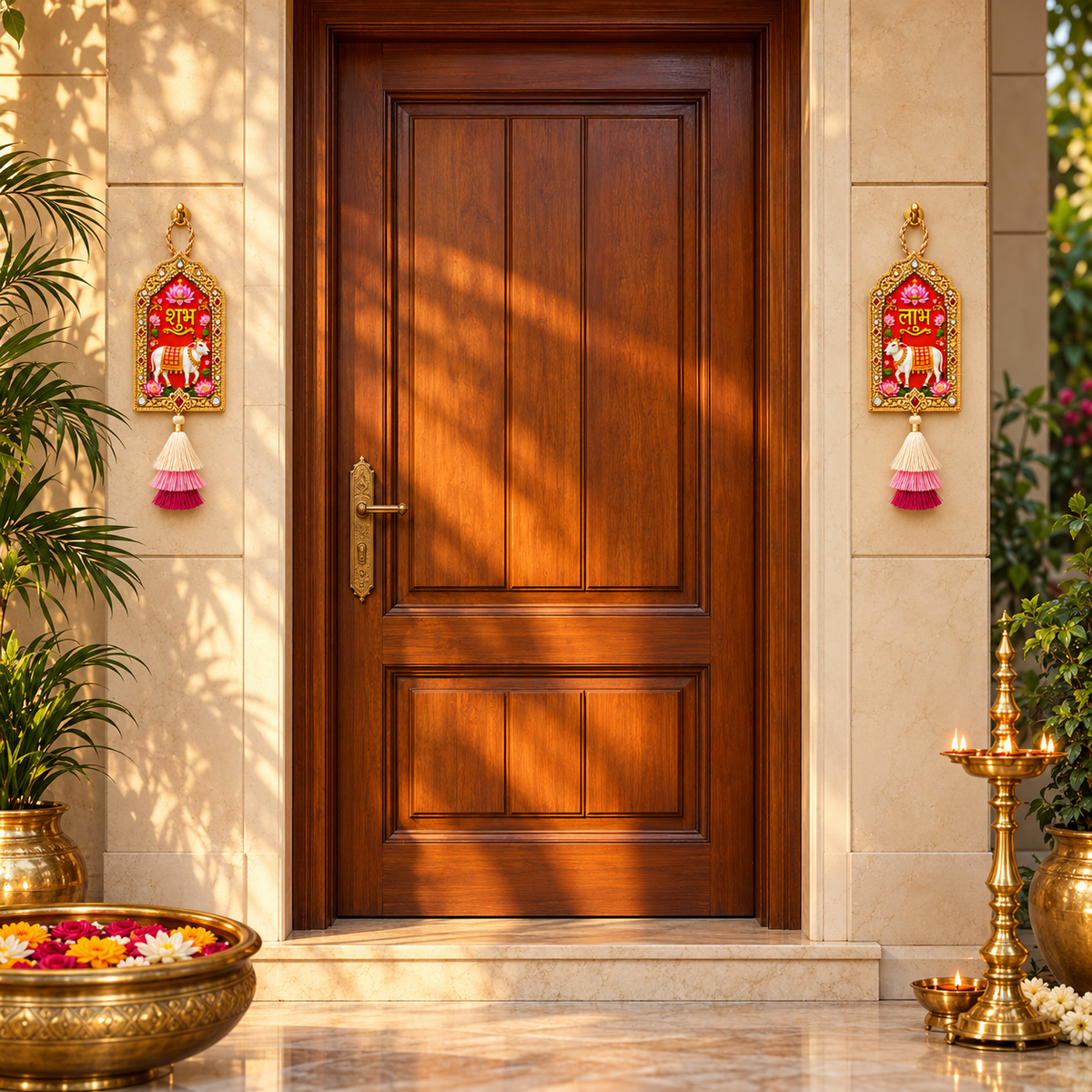 Mangalam Shubh Labh Door Hangings – Set of 2