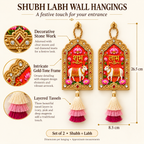 Mangalam Shubh Labh Door Hangings – Set of 2