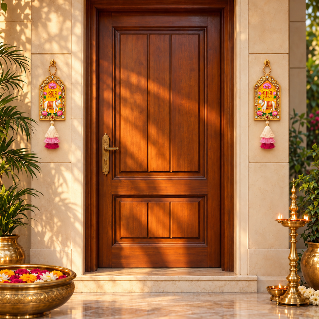 Mangal Shubh Labh Door Hangings – Set of 2