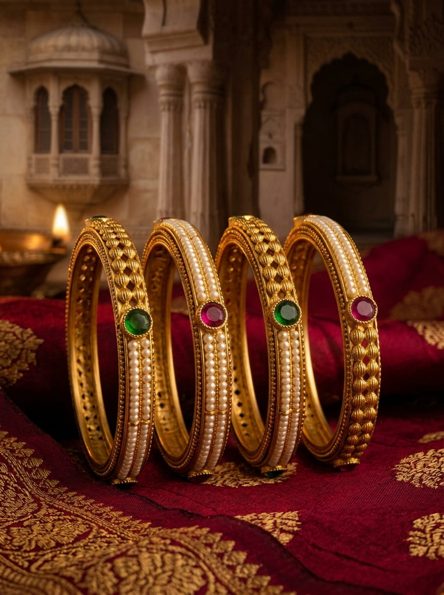 Poornima Bangles • Set of 4