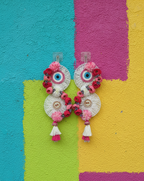 Designer Evil Eye Latkan for Main Door (Set of 2)