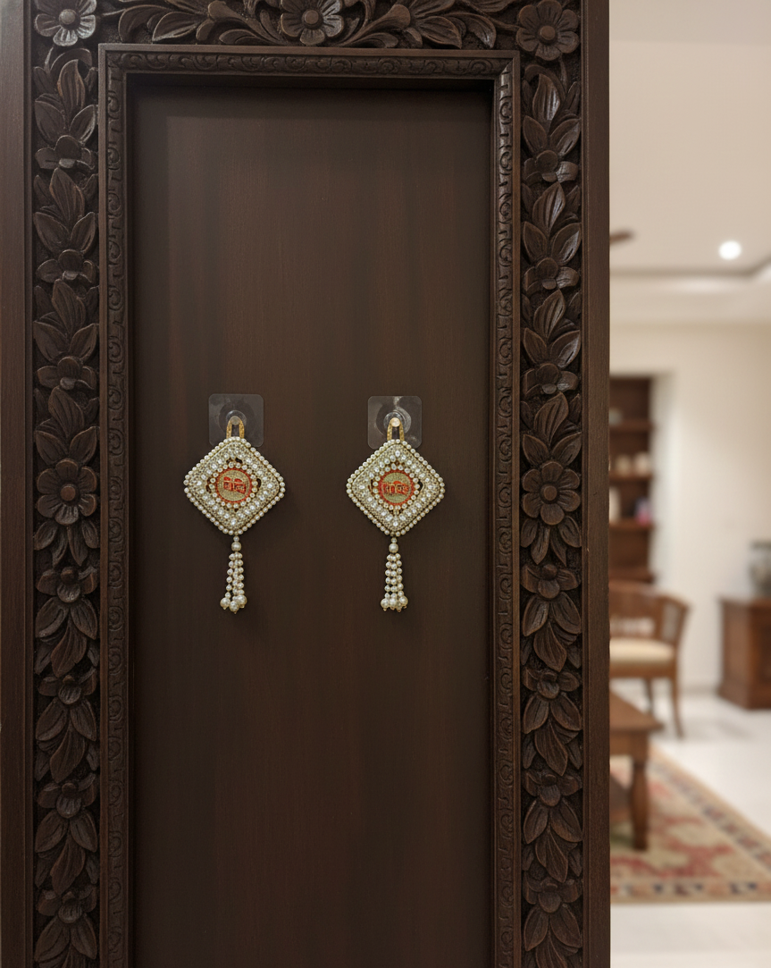 Riddhi Siddhi Decorative Wall Hanging (Set of 2)