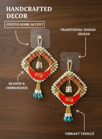 Traditional Riddhi Siddhi Hanging Jai Shree Ram (Set of 2)