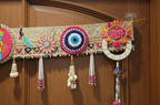 Shubh Labh Bandhanwar With Krishna Ji/Peacock/Evil Eye (42 Inch)