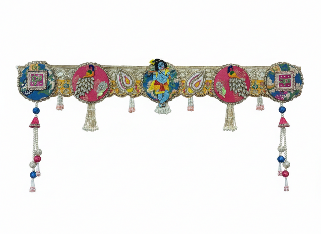 Shubh Labh Bandhanwar With Krishna Ji For Mandir/Festivals (42 Inch)