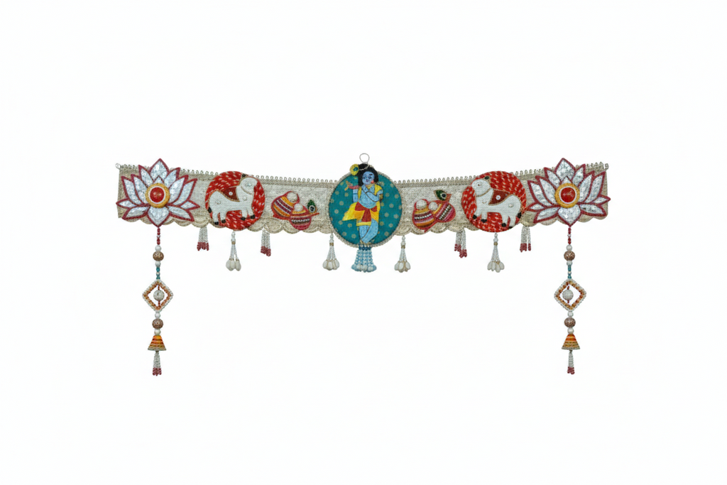 Shubh Labh Bandhanwar With Krishna Ji for Mandir/Festivals (42 Inch)