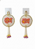 Shubh Labh Decorative Wall Hanging for Door (Set of 2)