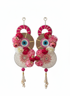 Evil Eye Floral Door Hanging Latkan  (Set of 2)