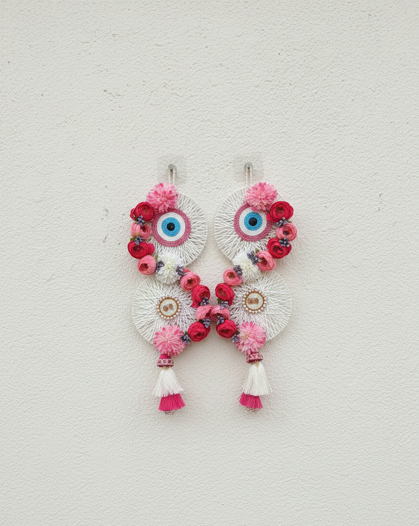 Designer Evil Eye Latkan for Main Door (Set of 2)