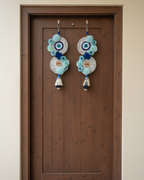 Premium Evil Eye Riddhi Siddhi Wall Decor Pair Latkan (Set of 2)