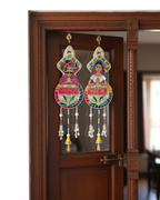 Handmade Traditional Rajasthani Wall Hanging Ram Ram Sa & Padharo Sa (Set of 2)