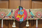 Shubh Labh Bandhanwar With Krishna Ji/Peacock/Evil Eye (42 Inch)