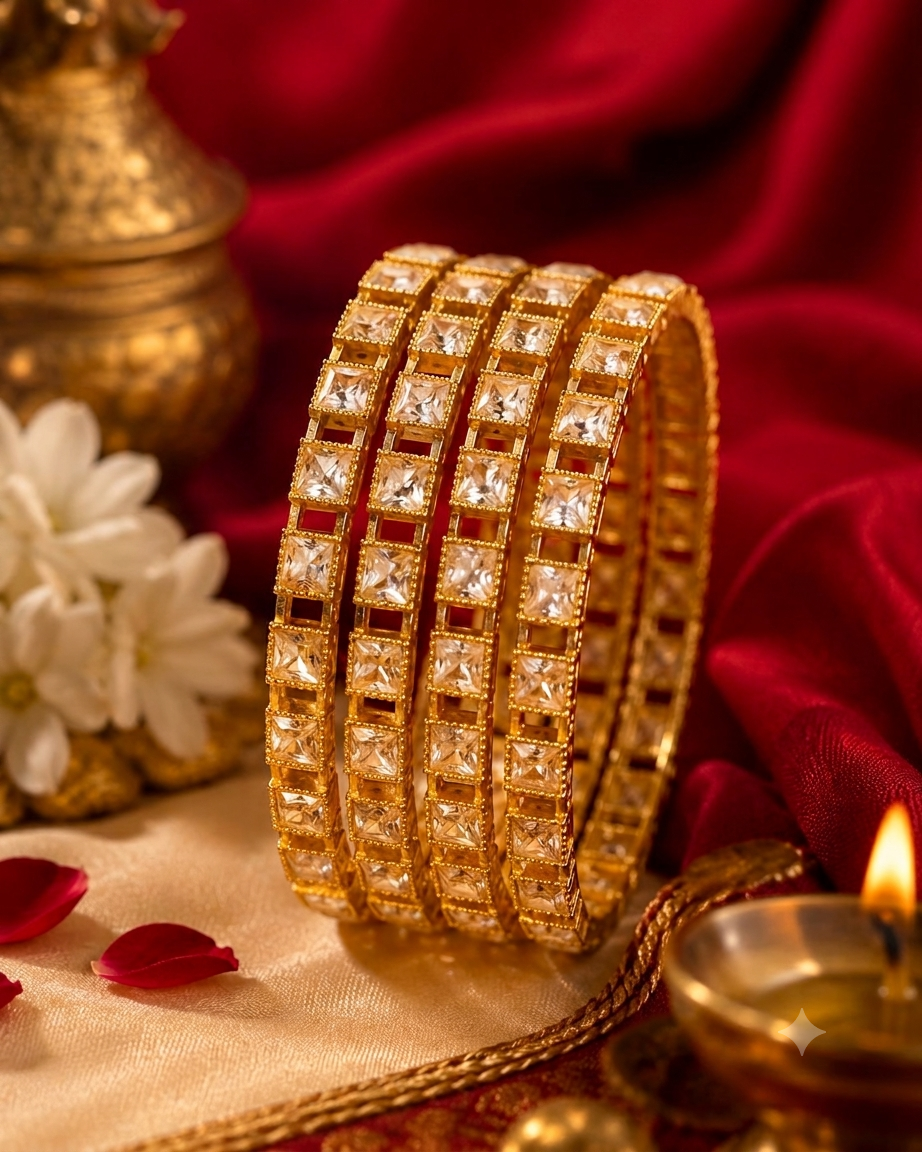 Shweta Bangles (Set of 4)