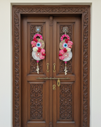 Evil Eye Floral Door Hanging Latkan  (Set of 2)