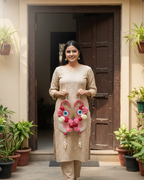 Evil Eye Floral Door Hanging Latkan  (Set of 2)