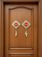 Shubh Labh Door & Wall Hanging 4.5 x 7.5 Inch (Set of 2)