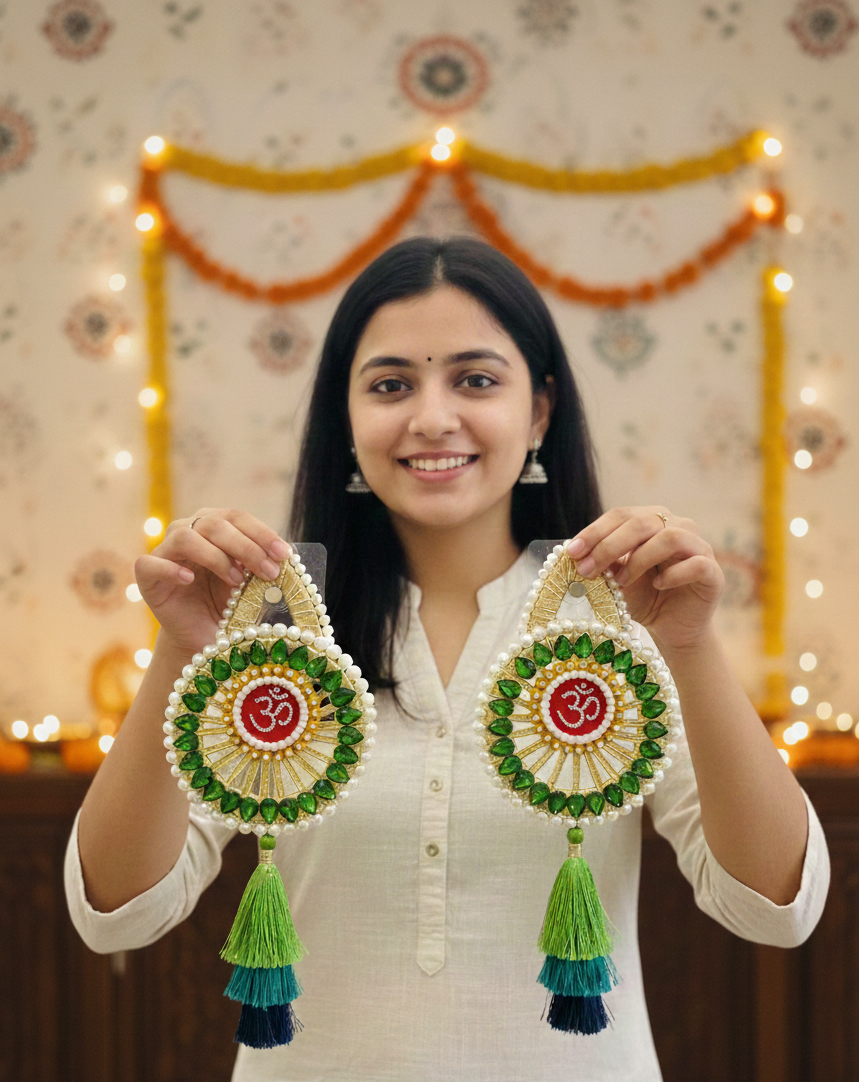 Om Door Hanging Latkan  (Set of 2)