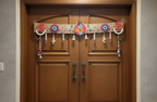 Shubh Labh Bandhanwar With Krishna Ji/Peacock/Evil Eye (42 Inch)