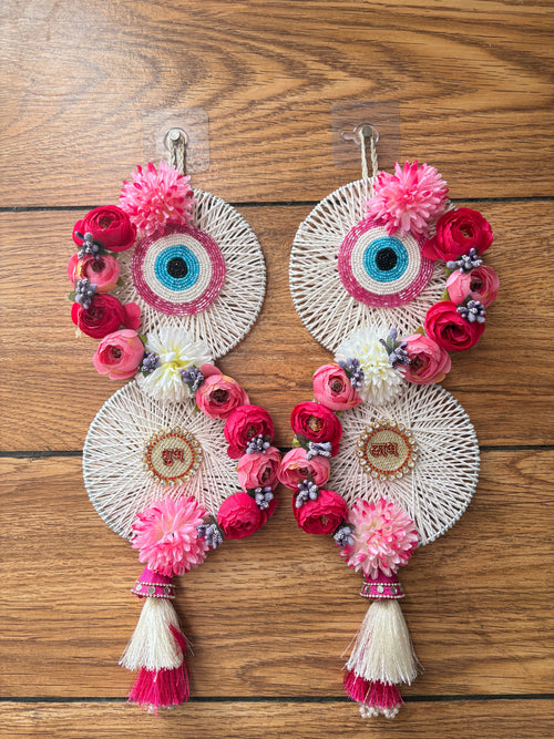 Designer Evil Eye Latkan for Main Door (Set of 2)