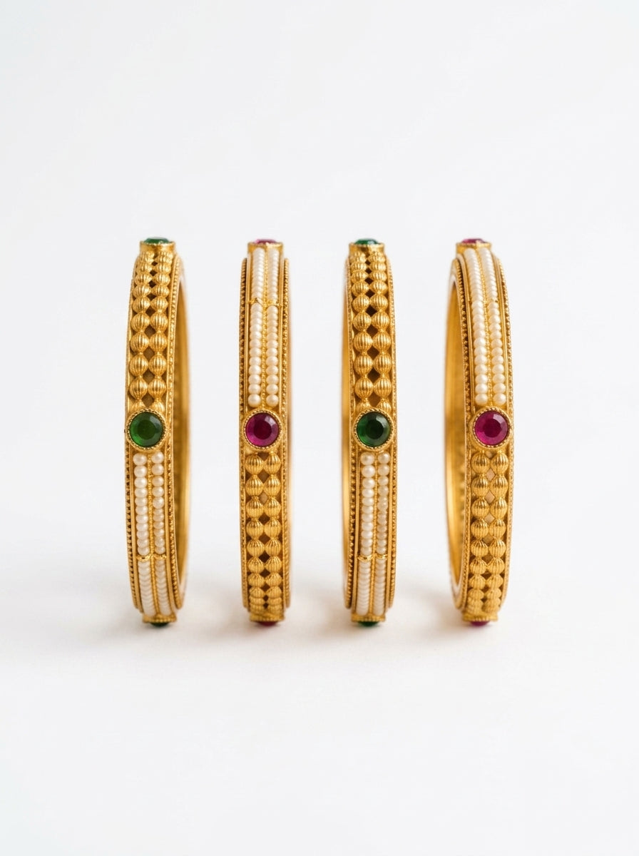 Poornima Bangles • Set of 4