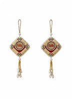 Handcrafted Riddhi Siddhi Door Hanging Toran (Set of 2)