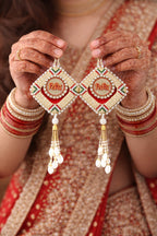 Handcrafted Riddhi Siddhi Door Hanging Toran (Set of 2)