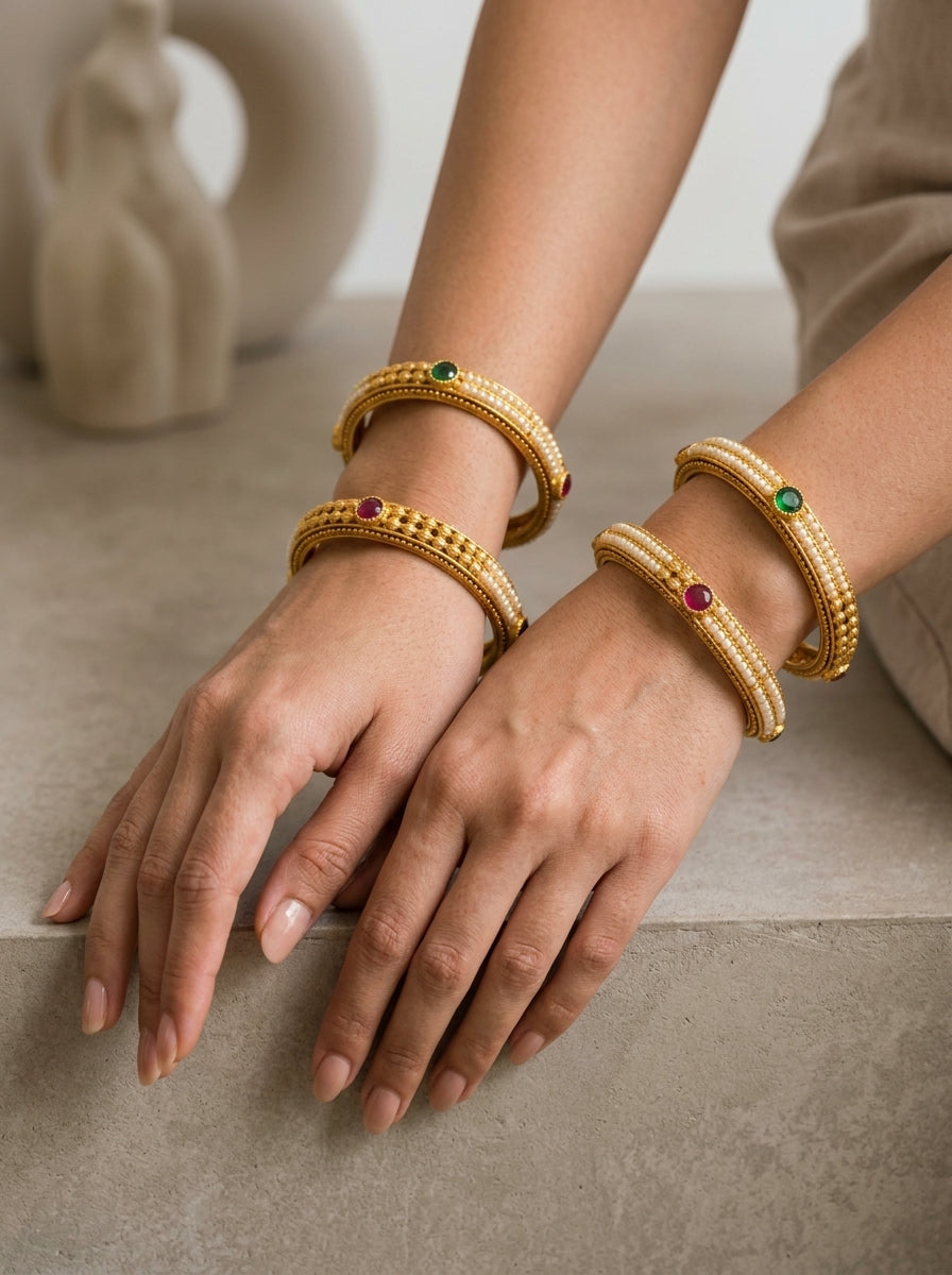 Poornima Bangles • Set of 4