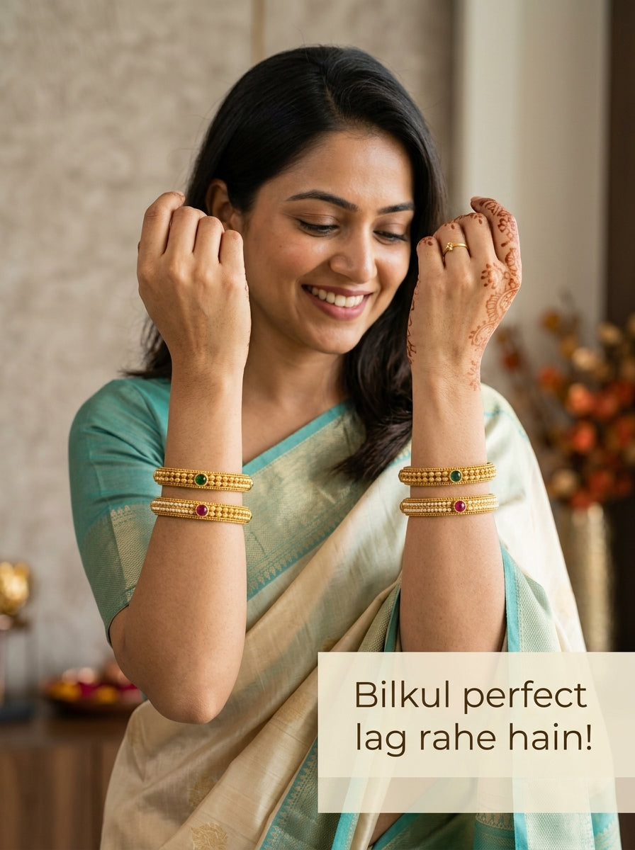 Poornima Bangles • Set of 4