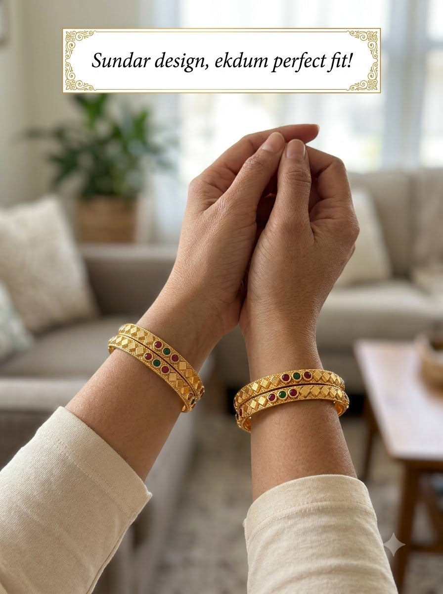 Riya Bangles · Set of 4