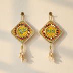 Shubh Labh Door Hanging 4.5 x 7.5 Inches (Set of 2)