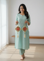 Shubh Labh Door & Wall Hanging 4.5 x 7.5 Inch (Set of 2)